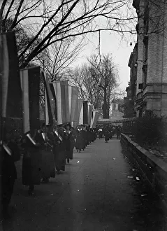 Pickets Prints: Woman Suffrage - Pickets, 1917