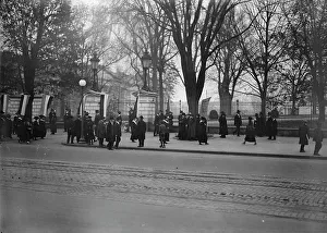 Pickets Prints: Woman Suffrage - Pickets, 1917