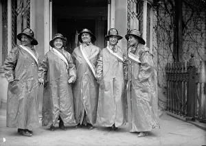 Woman Suffrage - Pickets, 1917. Creator: Harris & Ewing. Woman Suffrage - Pickets, 1917. Creator: Harris & Ewing