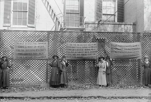 Picket Prints: Woman Suffrage - Pickets, 1917