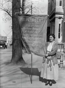 Picket Prints: Woman Suffrage - Pickets, 1917