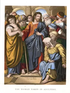 Intervention Prints: The Woman Taken in Adultery, c1860