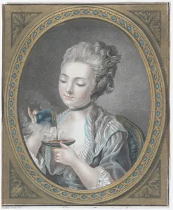 The Woman taking Coffee, 1774. Creator: Louis Marin Bonnet
