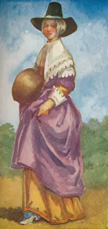 A Woman of the Time of Cromwells, 1907. Artist: Dion Clayton Calthrop