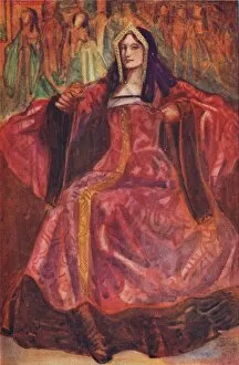Dion Clayton Gallery: A Woman of the Time of Henry VII, 1907. Artists: Dion Clayton Calthrop, King Henry VII