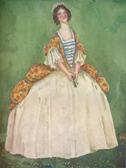 Anne Of Prints: A Woman of the Time of Queen Anne, 1907. Artist: Dion Clayton Calthrop