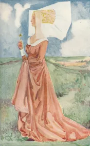 Adam Charles Black Prints: A Woman of the Time of Richard III, 1907. Artist: Dion Clayton Calthrop