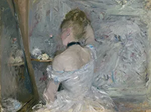 At The Toilet Collection: Woman at Her Toilette, 1875-1880. Artist: Morisot, Berthe (1841-1895)