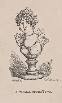 A Woman of the Town, April 1808. April 1808. Creator: Thomas Rowlandson
