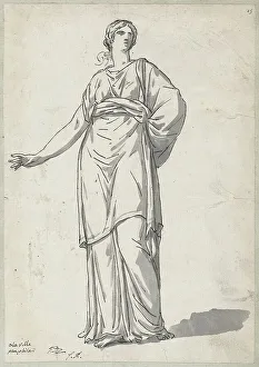 David L Prints: Woman from the Villa Pamphili, 1775/80. Creator: Jacques-Louis David