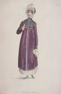 Anon Anon Anonymous Gallery: A woman in a walking dress, c1810. Artist: W Read