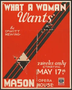 What a Woman Wants, Los Angeles, 1938. Creator: Unknown