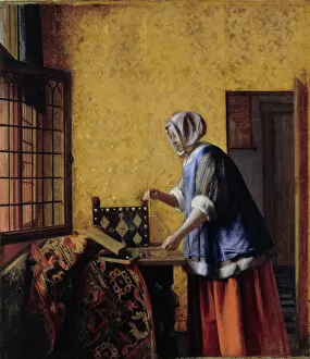 Woman Weighing Gold, ca 1662