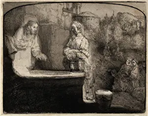 Van Ryn Prints: The Woman at the Well, 1698. Creator: Unknown