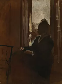 Edgar 1834 1917 Gallery: Woman at the window, 1871-1872. Creator: Degas, Edgar (1834-1917)