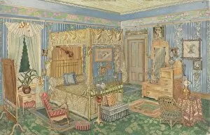 Woman's Bedroom, 1935 / 1942. Creator: Perkins Harnly