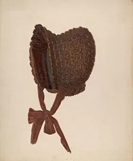 Woman's Bonnet, 1935 / 1942. Creator: Marie Famularo