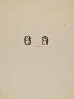 Womans Buckles, c. 1936. Creator: Charles Criswell