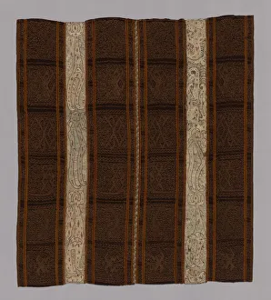 Sumatra Prints: Womans Ceremonial Cloth (Tapis), Indonesia, 19th century. Creator: Unknown