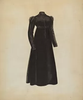 Ladieswear Gallery: Womans Coat, 1935 / 1942. Creator: Mina Greene