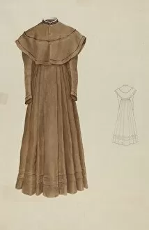 Sketching Gallery: Womans Costume, c. 1936. Creator: Elizabeth Moutal