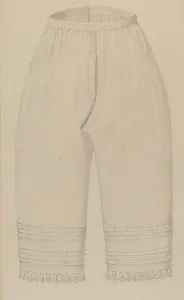 Underwear Collection: Womans Drawers, c. 1937. Creator: Margaret Concha