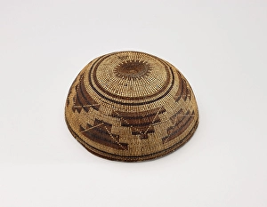 Fibre Prints: Woman's Hat, 1870-1910. Creator: Unknown. Woman's Hat, 1870-1910. Creator: Unknown