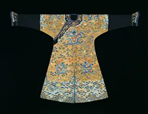 Manchu Prints: Womans Jifu (Semiformal Court Robe), China, Qing dynasty (1644- 1911), 1790 / 1820