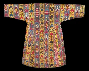 Uzbekistan Prints: Woman's Robe, Uzbekistan, 1840/60. Creator: Unknown