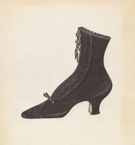 High Heels Prints: Womans Shoe, 1935 / 1942. Creator: Margaret Concha