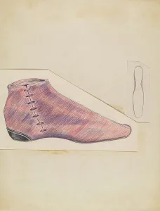 Woman's Shoe, 1935/1942. Creator: Melita Hofmann