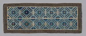 Key Pattern Prints: Womans Trouser Bands, China, Qing dynasty (1644-1911), 1875 / 1900. Creator: Unknown