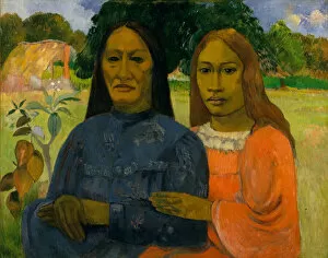 Post Impressionist Collection: Two Women, 1901 or 1902. Creator: Paul Gauguin