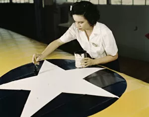 Star Shaped Gallery: Women from all fields have joined the production army, Corpus Christi, Texas, 1942