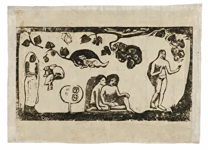 Women, Animals, and Foliage, from the Suite of Late Wood-Block Prints, 1898 / 99