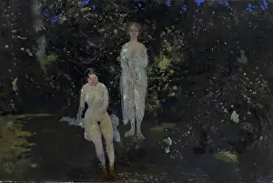 Shaded Prints: Women Bathing, 1910. Creator: Konstantin Somov