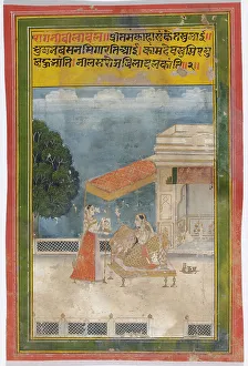 Awning Prints: Two women, c1800. Creator: Unknown