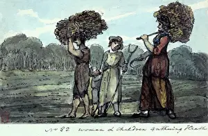Gathering Prints: Women and Children Gathering Heath