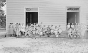 Bucket Collection: Women of the congregation of Wheeleys Church... Gordonton, North Carolina, 1939