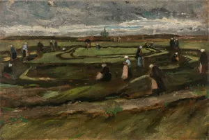 Women Mending Nets in the Dunes, 1882
