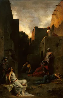 Fromentin Eugene Prints: Women of the Ouled Nayls, 1867. Creator: Eugene Fromentin