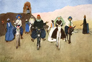 Sahara Prints: Should Women Ride Astride?, 1908. Artist: Lance Thackeray