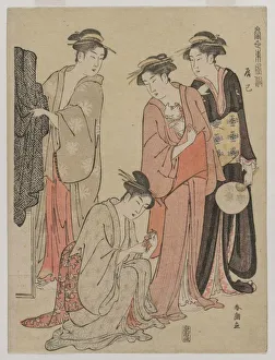 Women of the Tatsumi District (from the series Eastern Customs of the Present Day), c