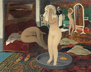 After The Bath Gallery: Women at their Toilette, 1897. Artist: Vallotton, Felix Edouard (1865-1925)