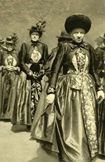 Muller Prints: Women in traditional costume, Schruns, Vorarlberg, Austria, c1935. Creator: Unknown