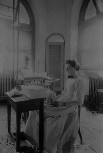 Banknote Prints: Women trimming and stacking currency sheets at the Bureau of Engraving & Printing
