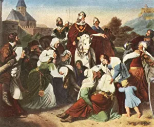 Loyalty Prints: The Women of Weinsberg, 21 December 1140, (1936). Creator: Unknown