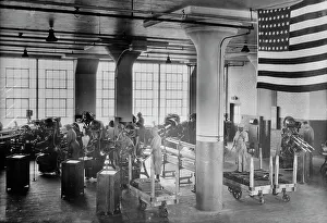 Us Flag Prints: Women work on screw machines, Gen