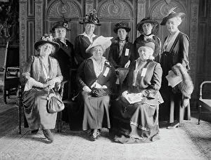 Group Of Women Prints: Women of World Court League, between c1915 and c1920. Creator: Bain News Service