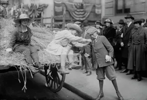 Women's Land Army, between c1915 and c1920. Creator: Bain News Service
